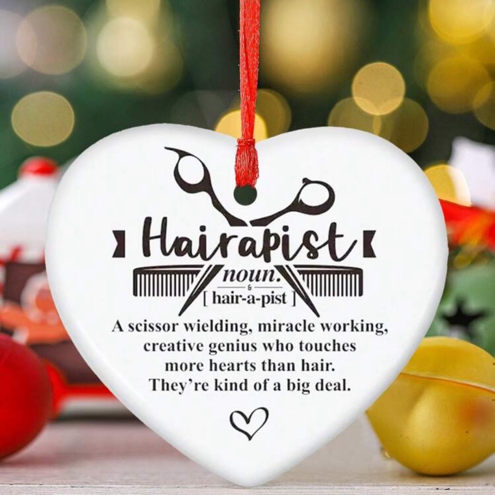 🎄Heart-Shaped Hairapist Ornament
